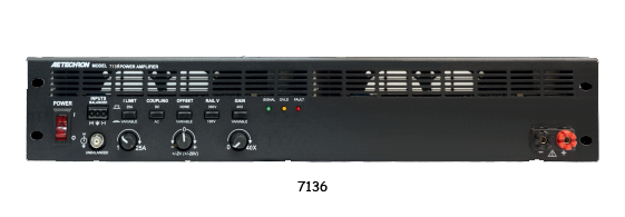AE Techron’s 7100 Series High-speed AC/DC Amplifiers with Precision DC Supply