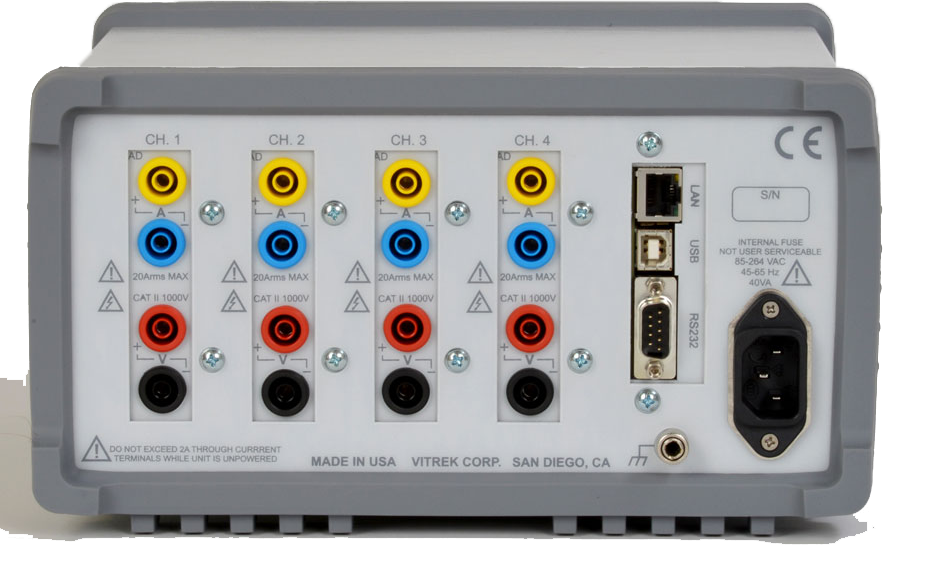 Vitrek PA910 High Accuracy (0.045%) Multi-Channel Harmonic Power Analyzer