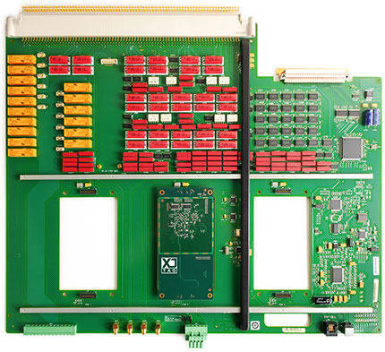 XJLink2 3070 JTAG controller on Agilent i3070 utility card