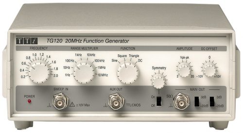 TG120 - 20MHz Dial-Set Function Generator